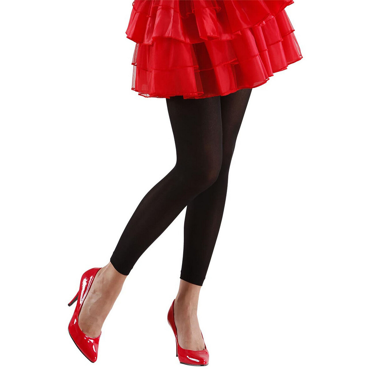 Op deze afbeelding zie je een Kostuums, van het merk Widmann. Leggings Zwart Vrouw