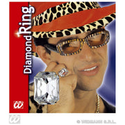 Op deze afbeelding zie je een Accessoires, van het merk Widmann. Ringen Funky Man