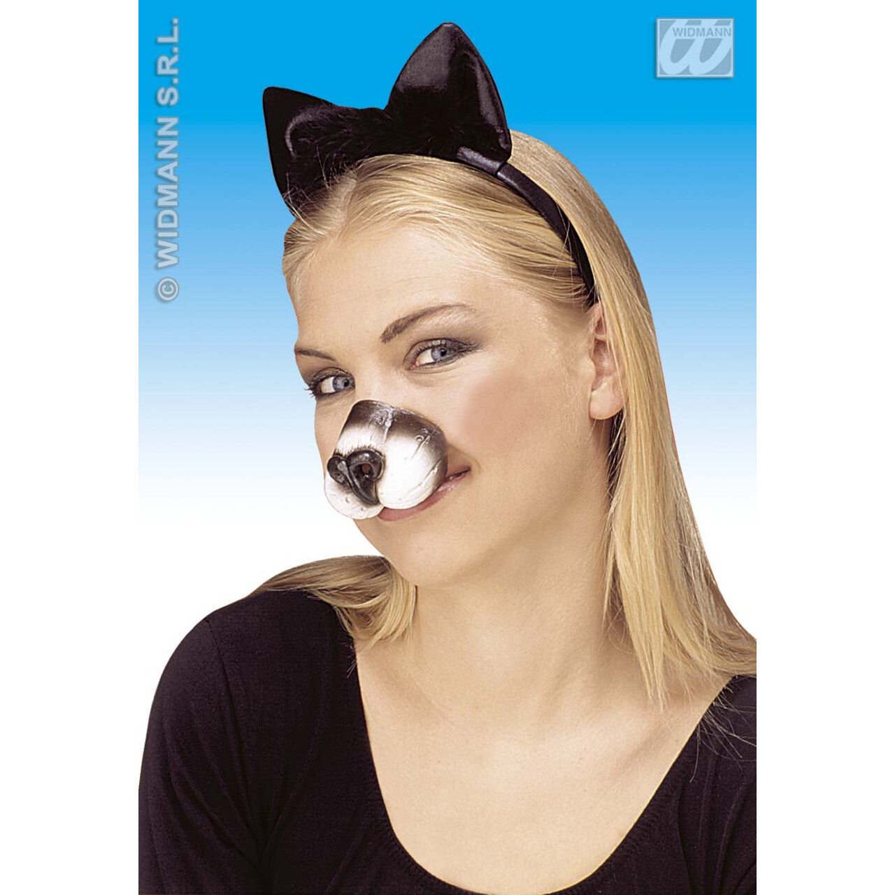 Op deze afbeelding zie je een Accessoires, van het merk Widmann. Neus, Kat