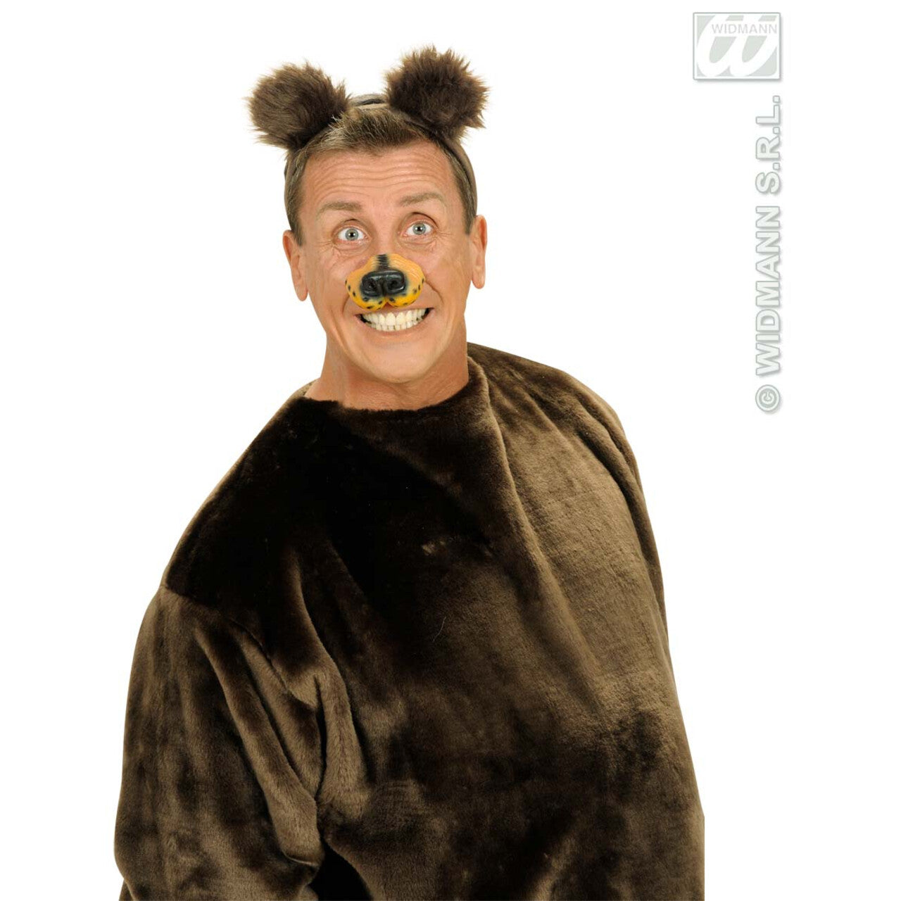 Op deze afbeelding zie je een Accessoires, van het merk Widmann. Pluche Beren Oren