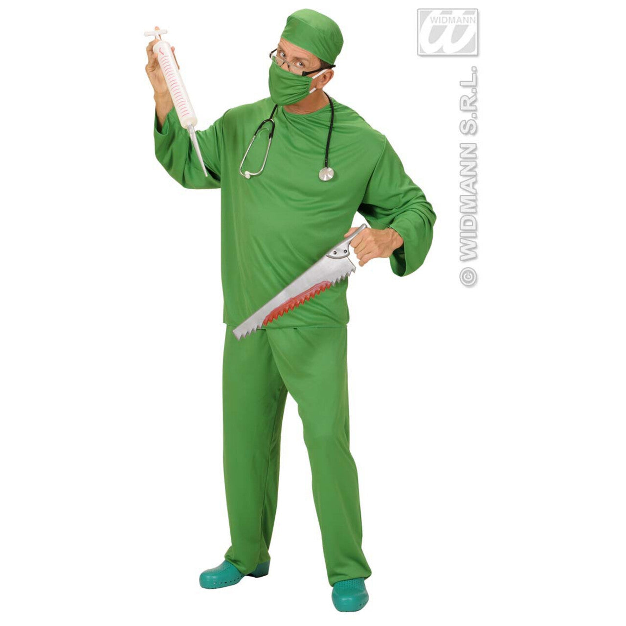 Op deze afbeelding zie je een Accessoires, van het merk Widmann. Maxi Spuit 55 Centimeter