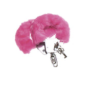 Op deze afbeelding zie je een Accessoires, van het merk Widmann. 50 Tinten Pluche Handboeien Roze
