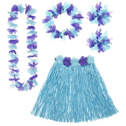 Op deze afbeelding zie je een Accessoires, van het merk Widmann. Hula Hula Hawaii Set Blauw