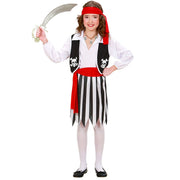 Op deze afbeelding zie je een Kostuums, van het merk Widmann. Piraten Meisje Met Band Bandolera Kostuum