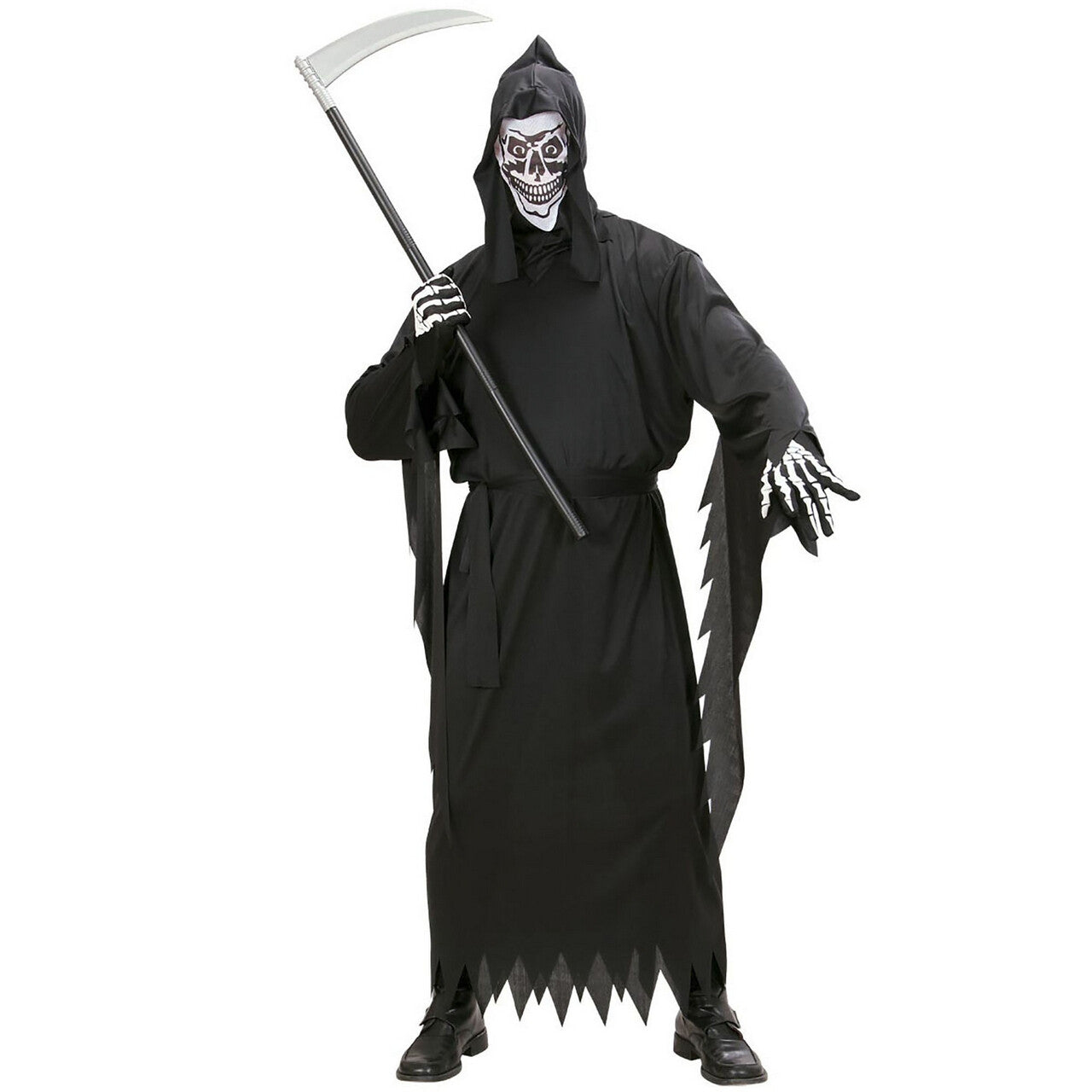 Op deze afbeelding zie je een Kostuums, van het merk Widmann. Grim Reaper Vader Tijd Kostuum Man