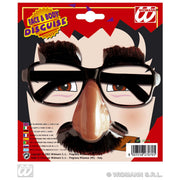 Op deze afbeelding zie je een Accessoires, van het merk Widmann. Bril Met Neus Snor En Wenkbrauwen