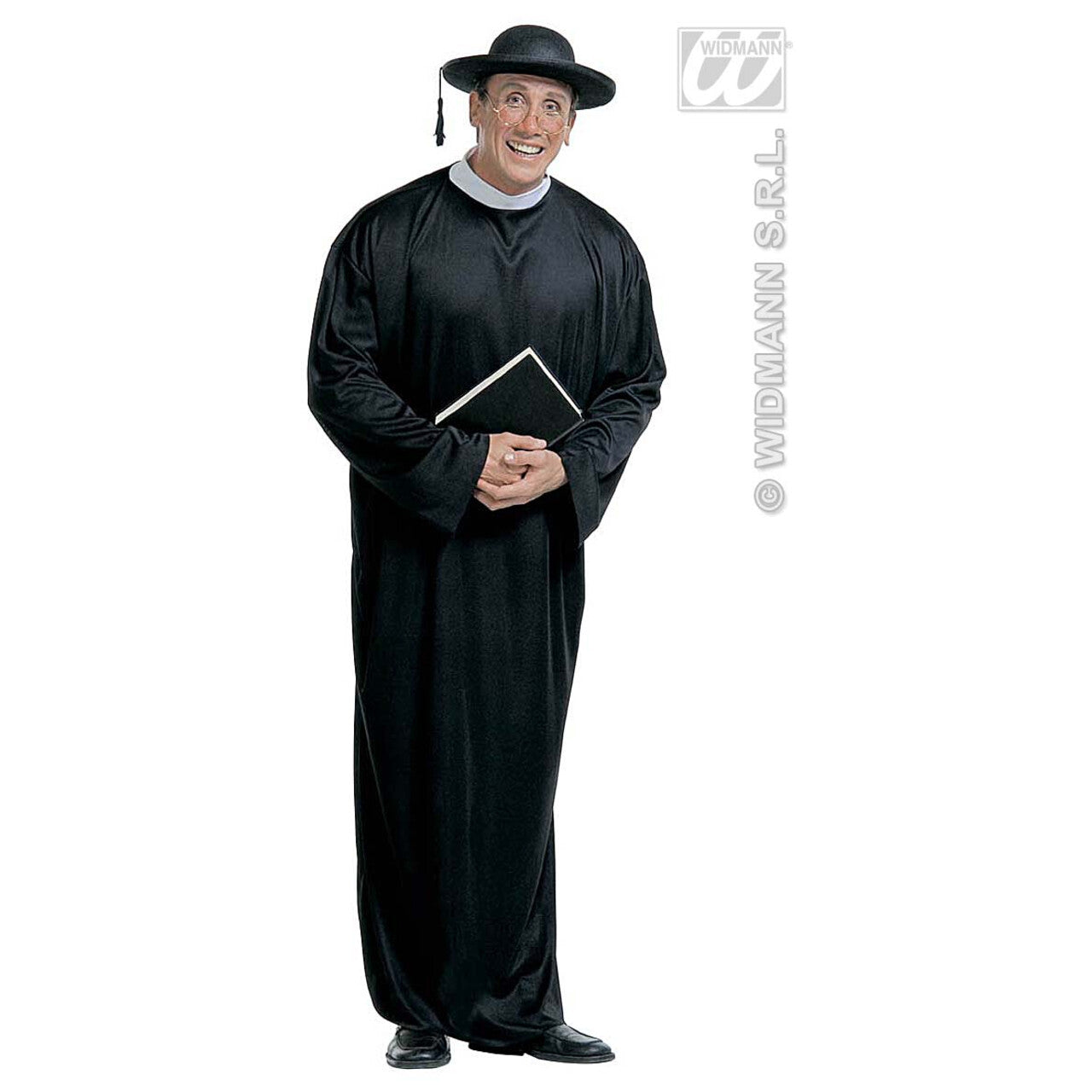 Op deze afbeelding zie je een Kostuums, van het merk Widmann. Zegenende Priester Kostuum Man