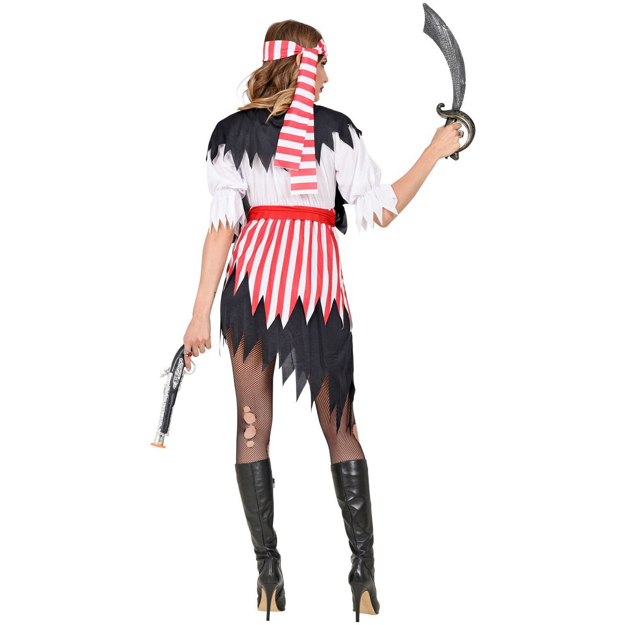 Op deze afbeelding zie je een Kostuums, van het merk Widmann. Piraten Dame Roofster XL Kostuum Vrouw