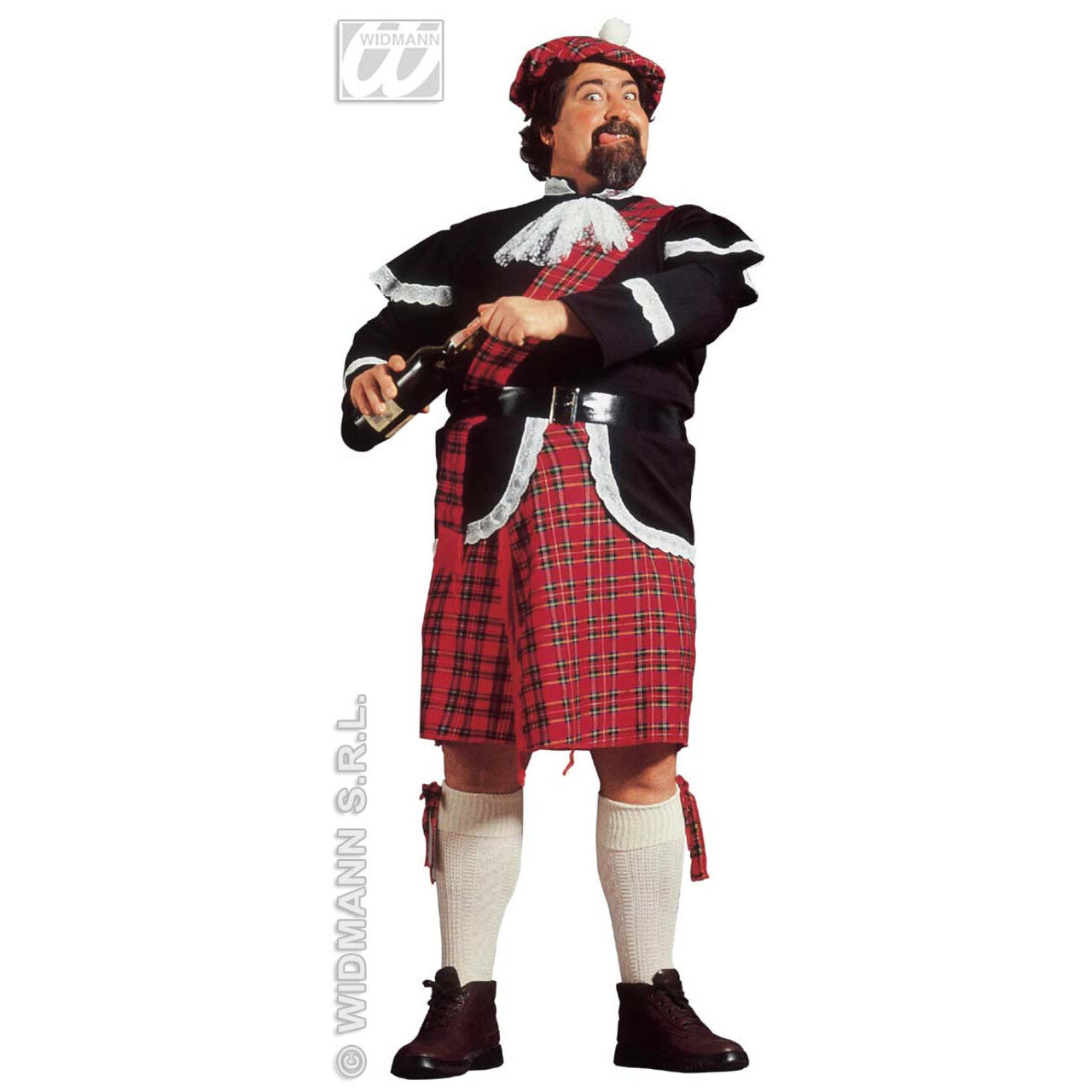 Op deze afbeelding zie je een Kostuums, van het merk Widmann. Schots Highlander Kostuum Man