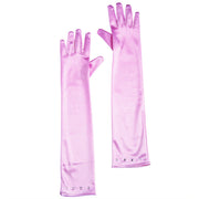 Op deze afbeelding zie je een Accessoires, van het merk Widmann. Ms Classy Lips Glamourgirl Handschoenen Satijn, Kind Zacht Roze