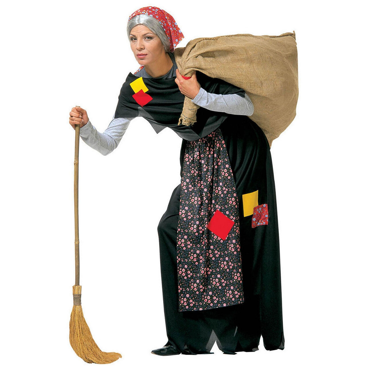 Op deze afbeelding zie je een Kostuums, van het merk Widmann. Kreupele Oude Heks Kostuum Vrouw