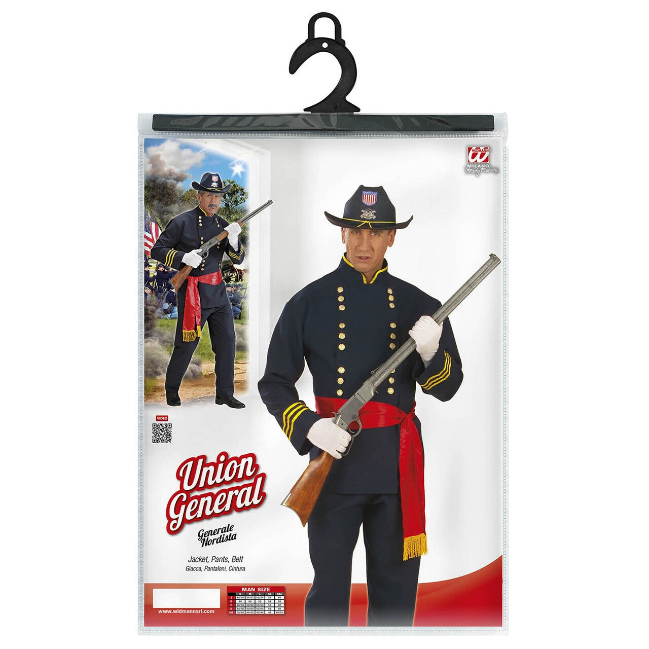 Op deze afbeelding zie je een Kostuums, van het merk Widmann. Generaal Cavalerie Kostuum Man
