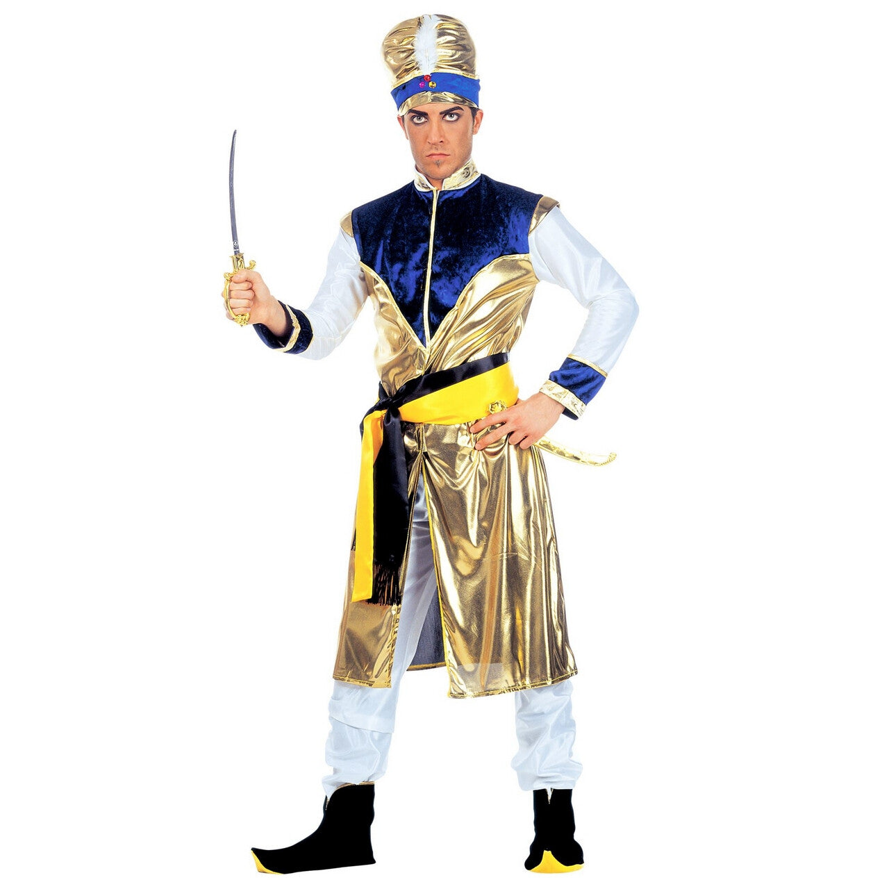 Op deze afbeelding zie je een Kostuums, van het merk Widmann. Indiase Maharadja Kostuum Man
