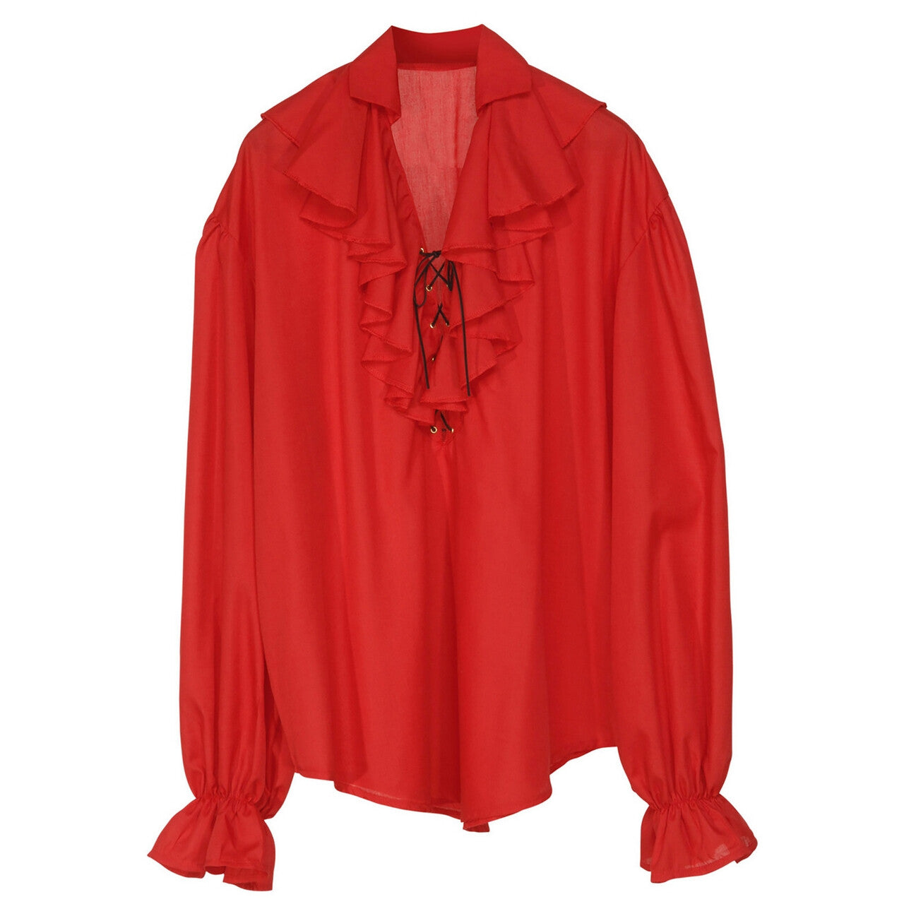 Op deze afbeelding zie je een Kostuums, van het merk Widmann. Piratenshirt Rood Man