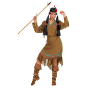 Op deze afbeelding zie je een Kostuums, van het merk Widmann. Indiaanse Cheyenne Kostuum Vrouw