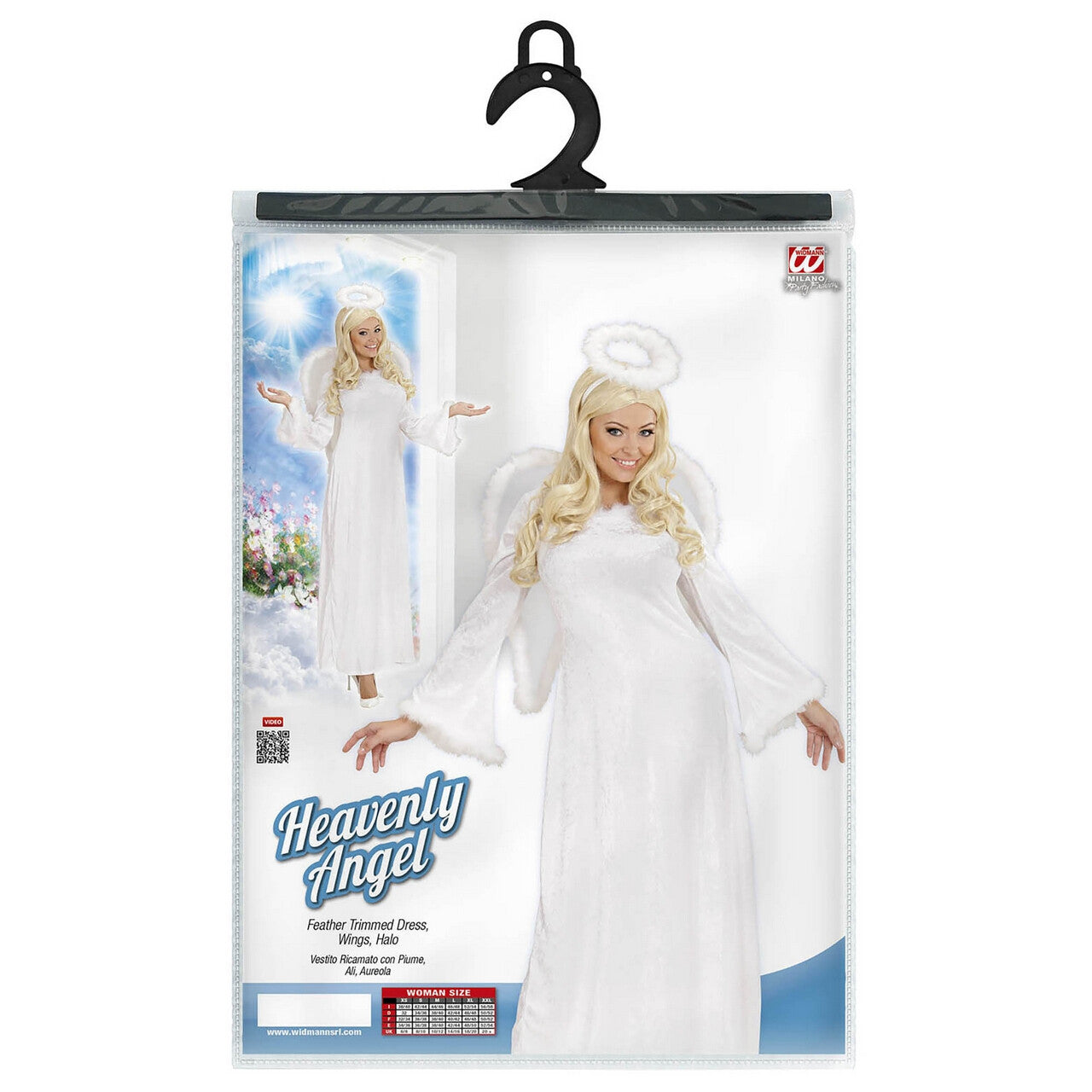 Op deze afbeelding zie je een Kostuums, van het merk Widmann. Engel Luxe Angel Of Harlem Kostuum Vrouw