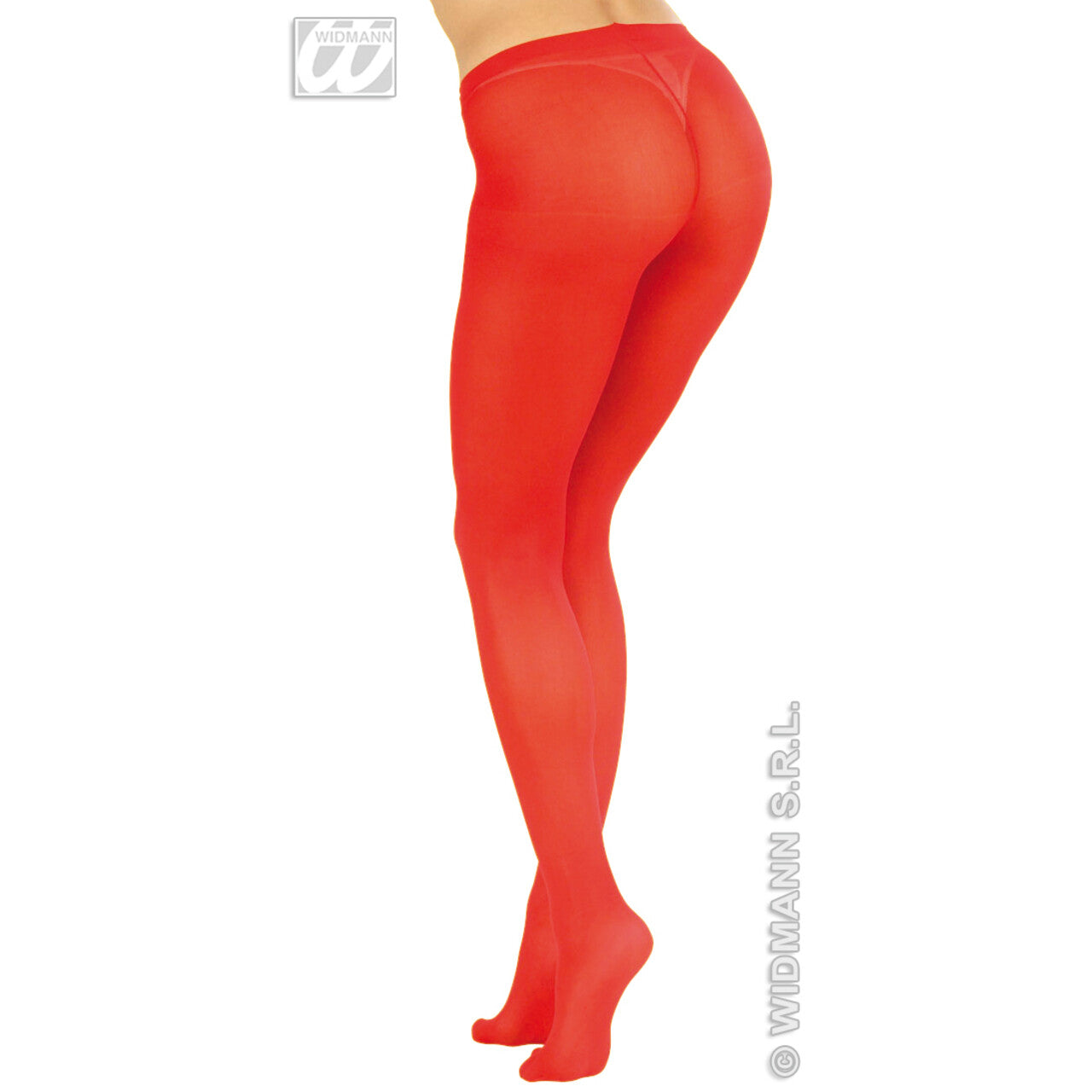 Op deze afbeelding zie je een Accessoires, van het merk Widmann. Panty, Rood