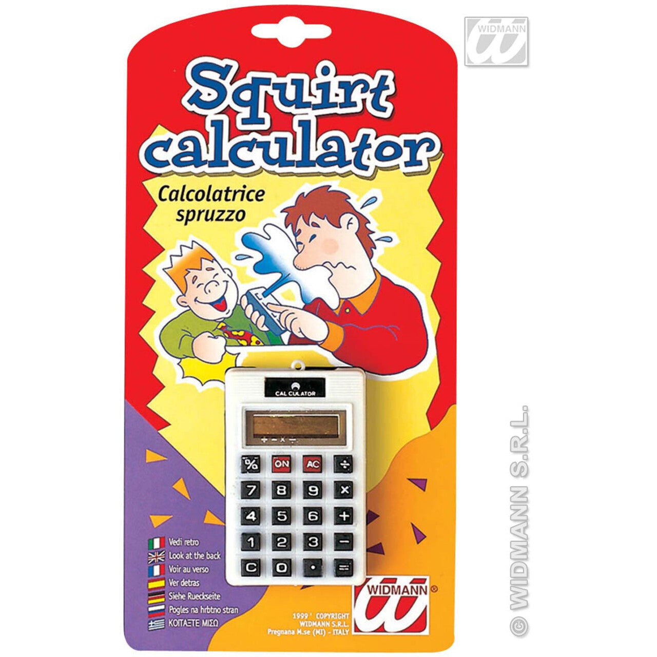 Op deze afbeelding zie je een Accessoires, van het merk Widmann. Spuitende Calculator