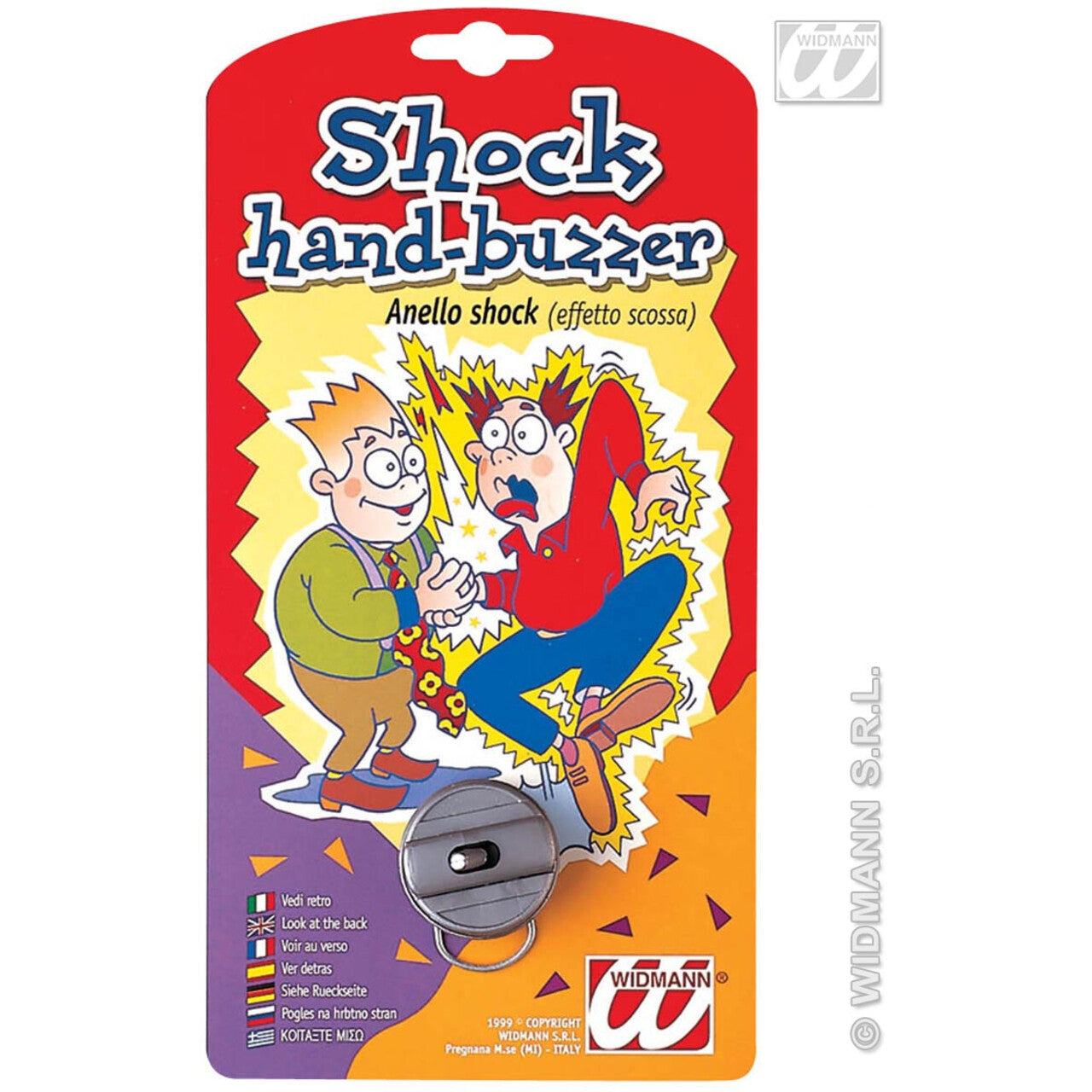 Op deze afbeelding zie je een Accessoires, van het merk Widmann. Hand Buzzer