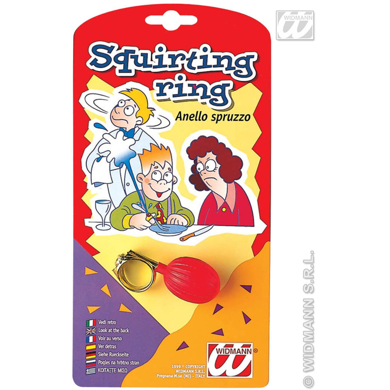 Op deze afbeelding zie je een Accessoires, van het merk Widmann. Spuitende Ring