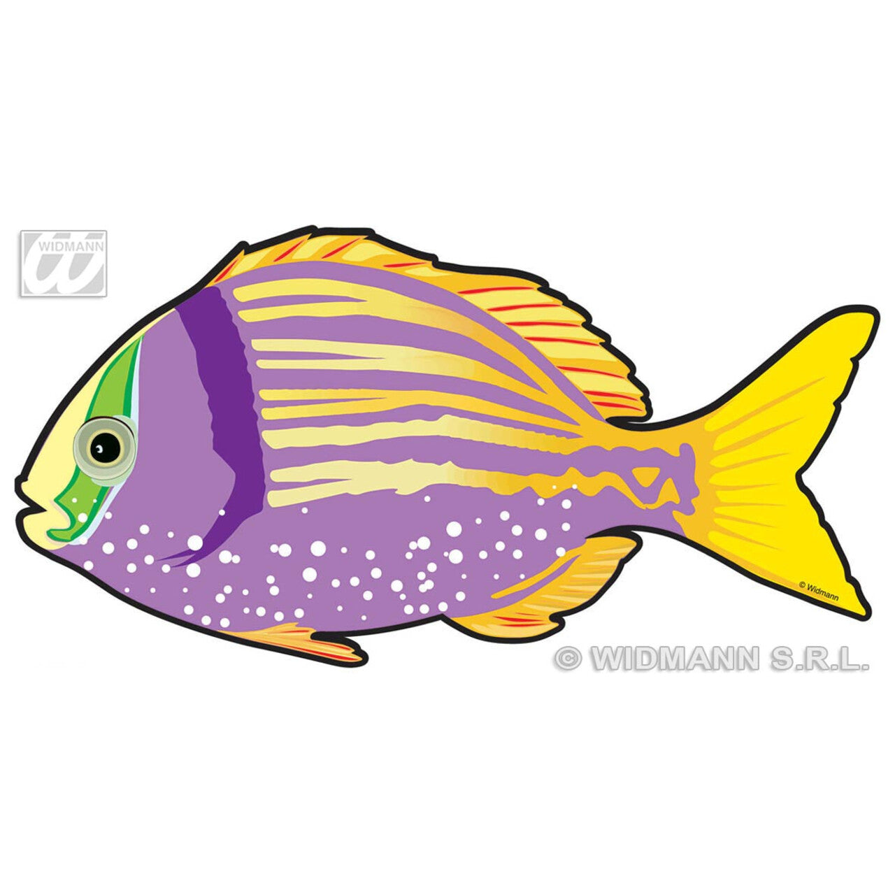 Op deze afbeelding zie je een Decoratie, van het merk Widmann. 8 Decoraties Marine