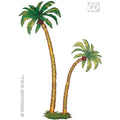 2 Palmbomen 1x180cm, 1x116cm