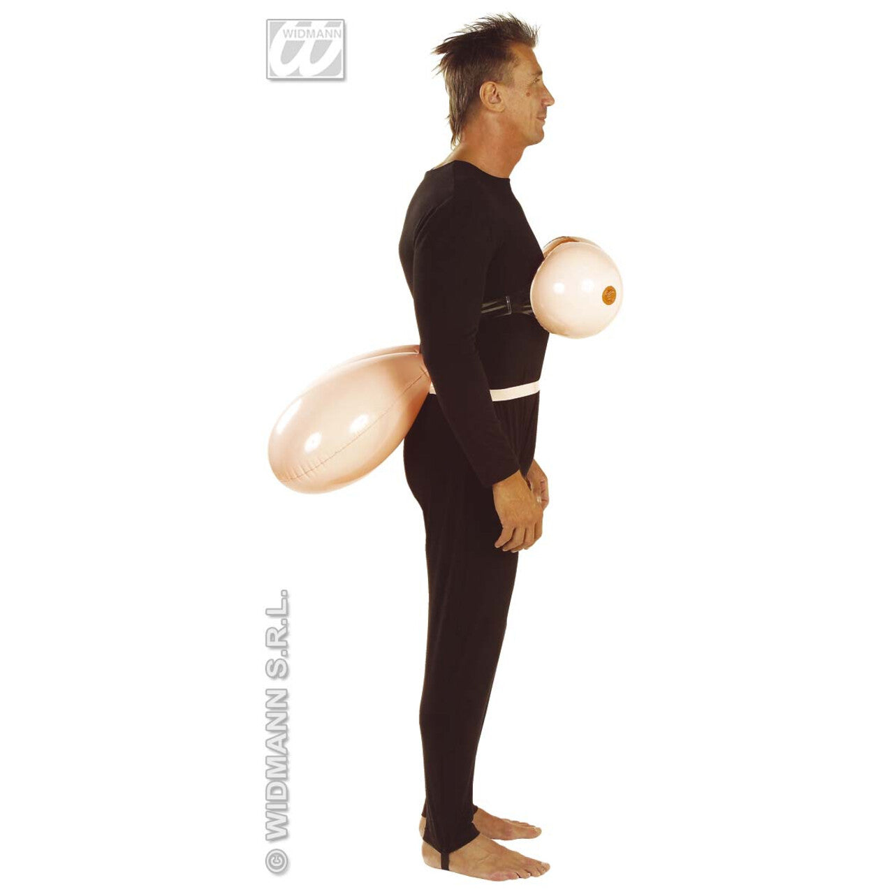 Op deze afbeelding zie je een Accessoires, van het merk Widmann. Opblaasbare Kont & Borsten