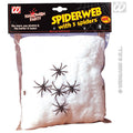 Spinnenweb 100 Gram Met 5 Spinnen
