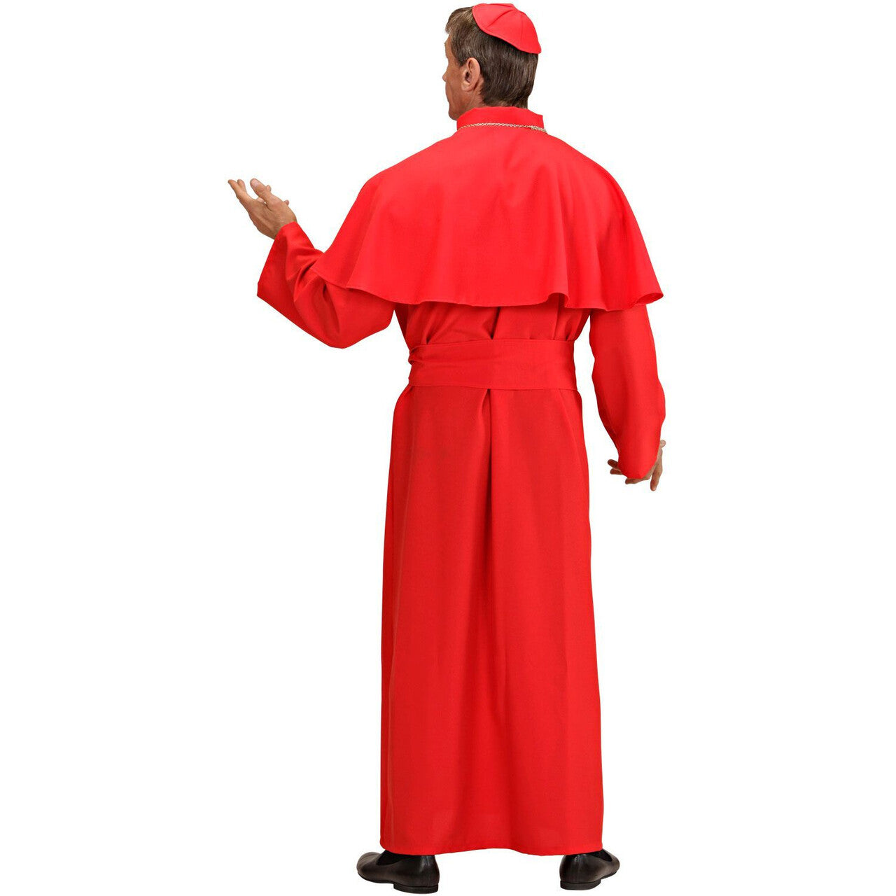 Op deze afbeelding zie je een Kostuums, van het merk Widmann. Kardinaal Rood Santiago De Compostela Kostuum Man