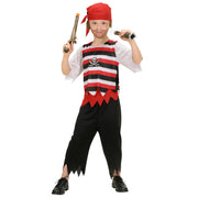 Op deze afbeelding zie je een Kostuums, van het merk Widmann. Piraat Jongen Kapitein Stoppel Kostuum