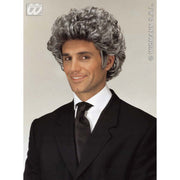Op deze afbeelding zie je een Accessoires, van het merk Widmann. Pruik, John Grijs