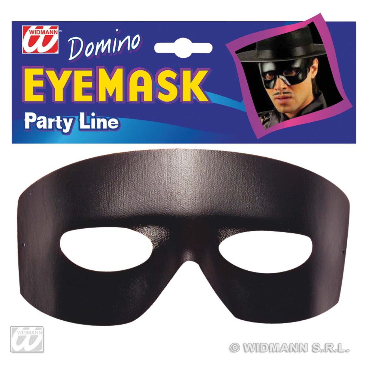 Op deze afbeelding zie je een Accessoires, van het merk Widmann. Oogmasker Ruiter Lederlook