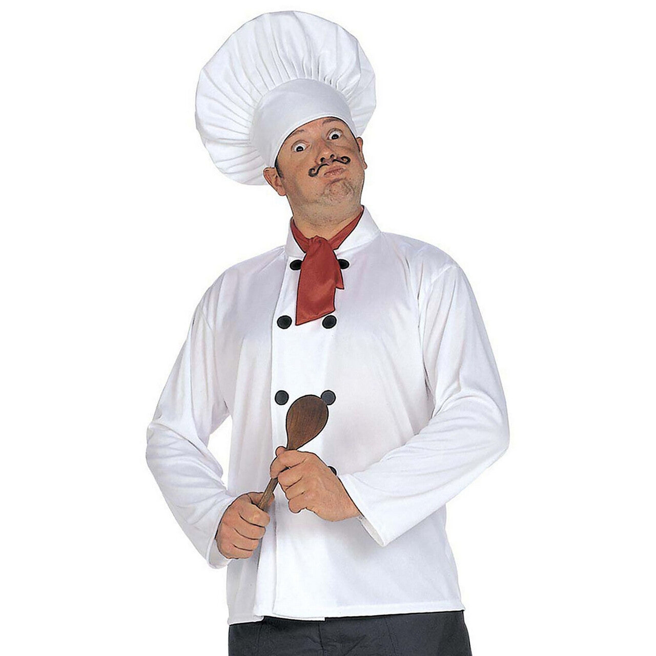 Op deze afbeelding zie je een Kostuums, van het merk Widmann. Culinaire Kok Set Kostuum Man