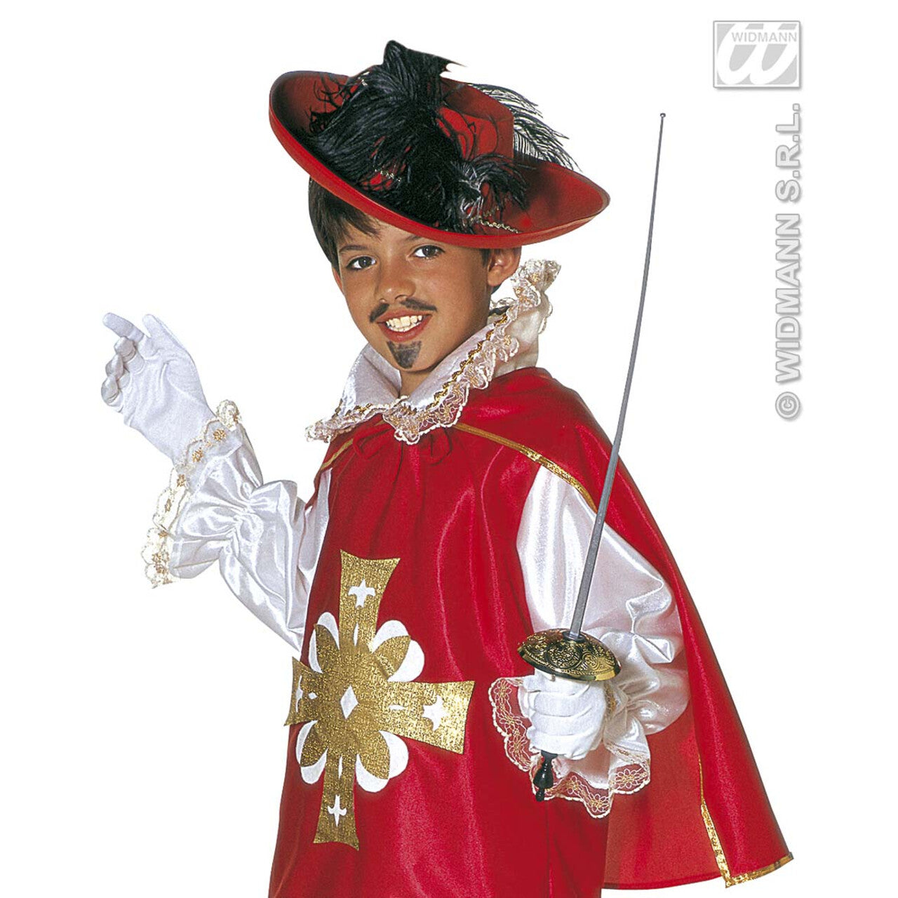 Op deze afbeelding zie je een Accessoires, van het merk Widmann. Zwaard Ridder 57 Centimeter