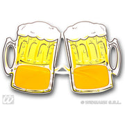 Op deze afbeelding zie je een Accessoires, van het merk Widmann. Bril, Bier
