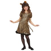 Op deze afbeelding zie je een Kostuums, van het merk Widmann. Luipaard Silky Leopard Kostuum Meisje