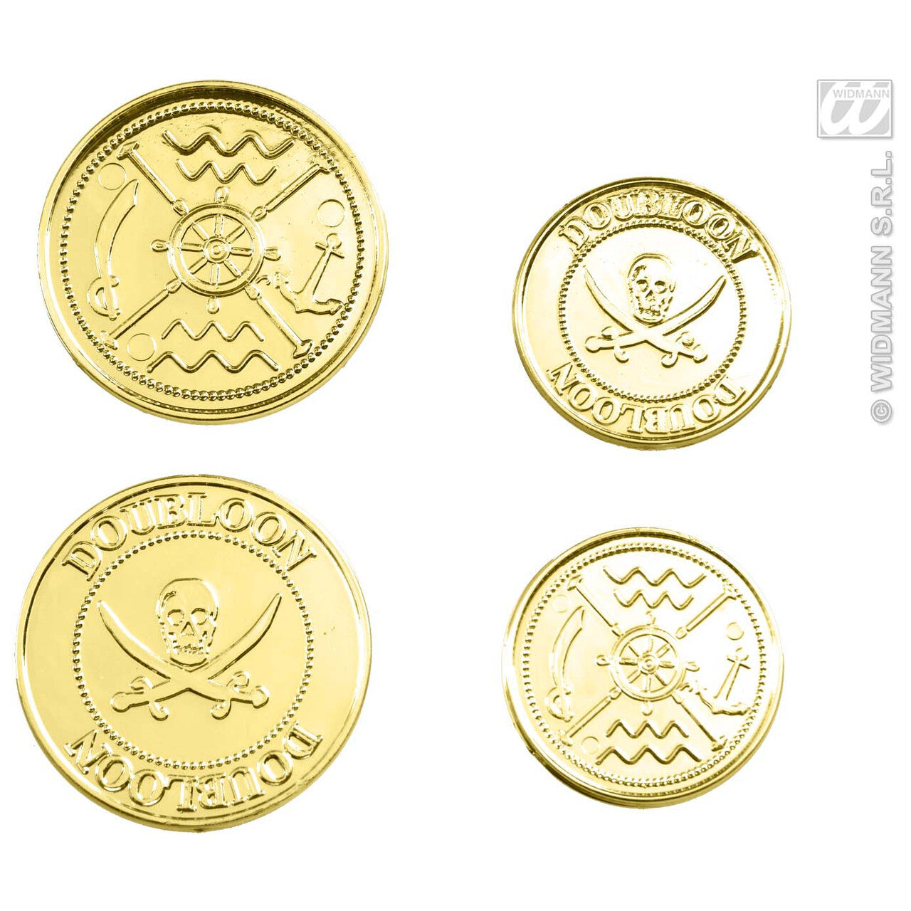 Op deze afbeelding zie je een Decoratie, van het merk Widmann. 12 Gouden Ducaten