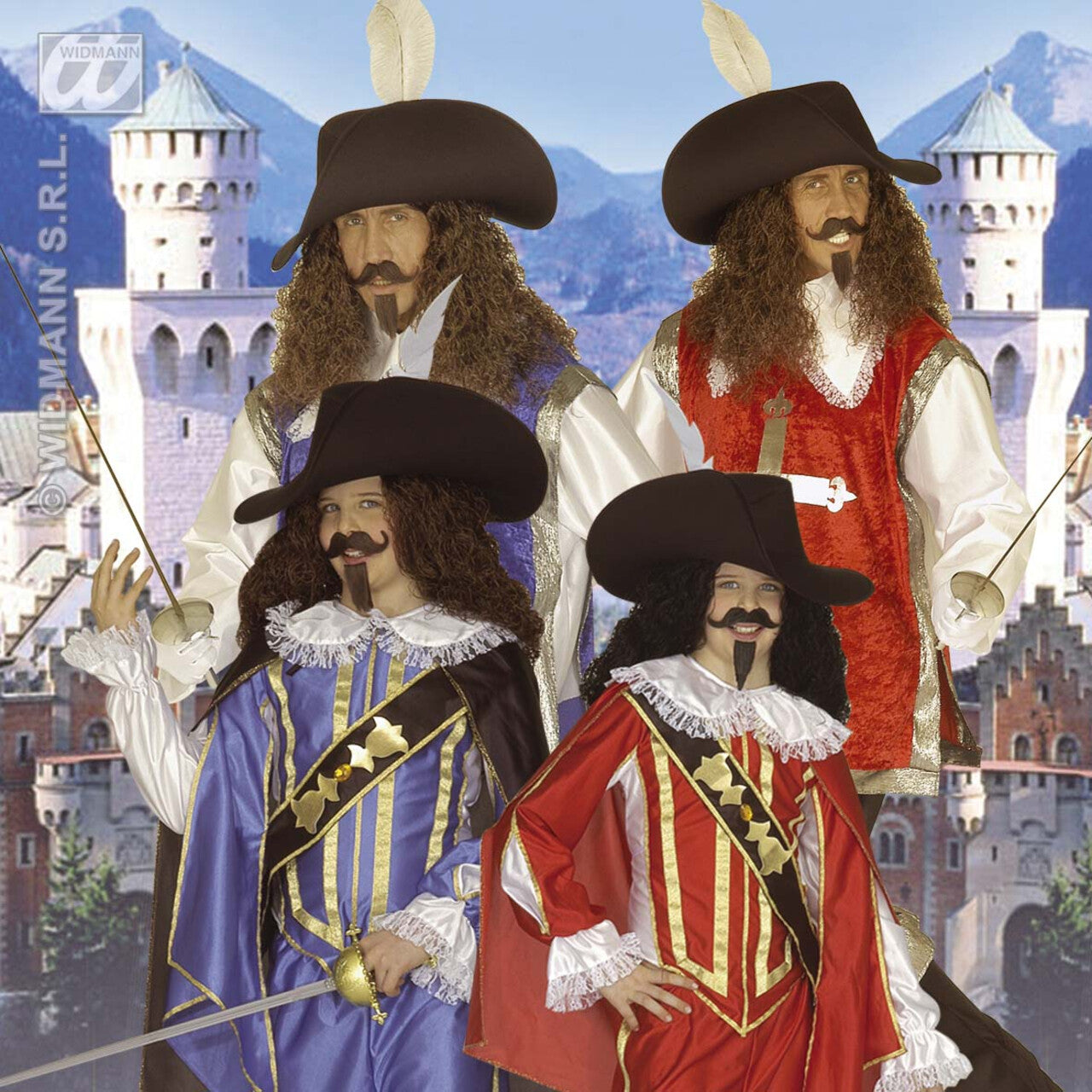 Op deze afbeelding zie je een Accessoires, van het merk Widmann. Musketierszwaard