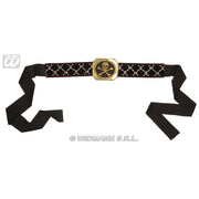 Op deze afbeelding zie je een Accessoires, van het merk Widmann. Riem Met Gesp, Piraat