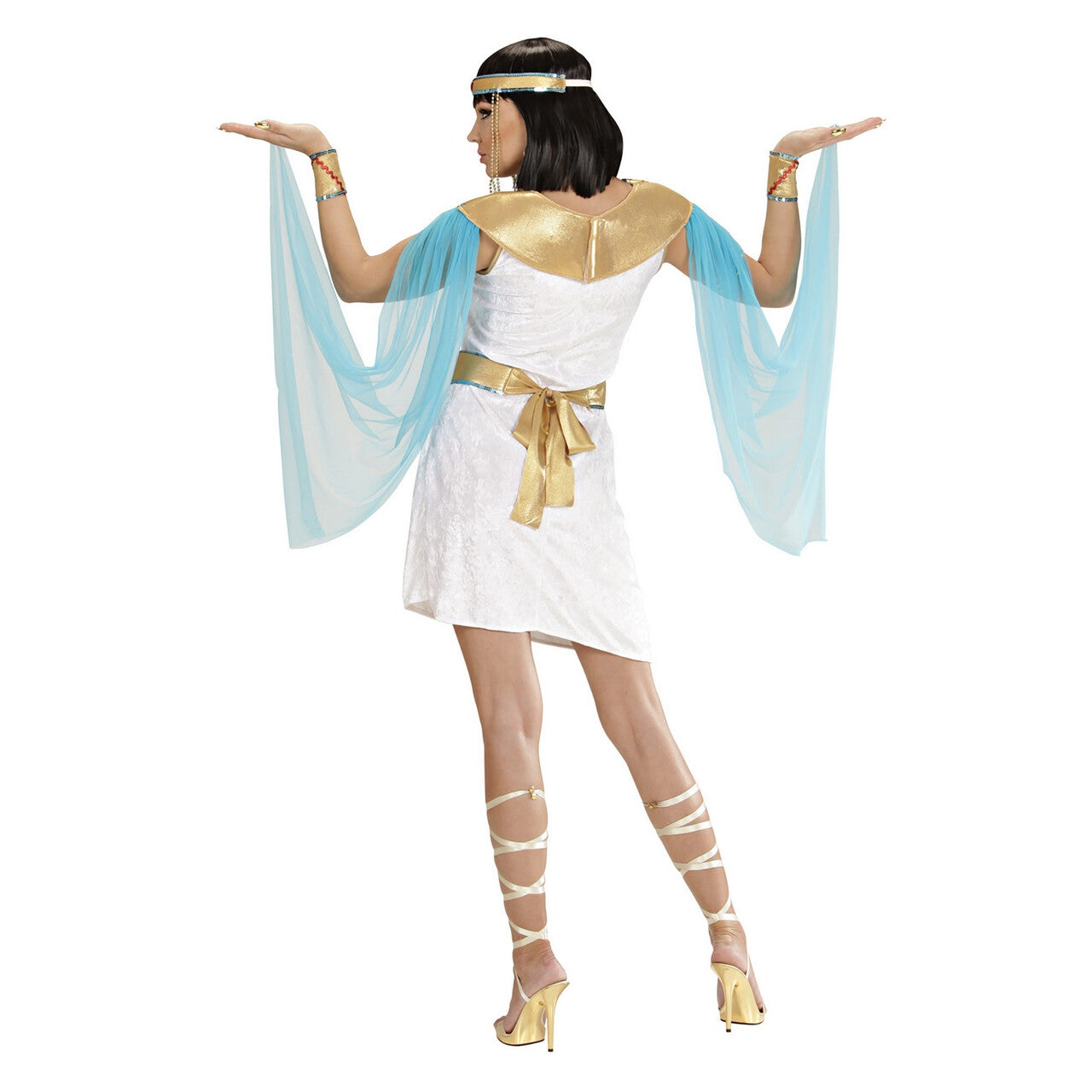Op deze afbeelding zie je een Kostuums, van het merk Widmann. Egyptische Koningin Lady Of The Pyramids Kostuum Vrouw