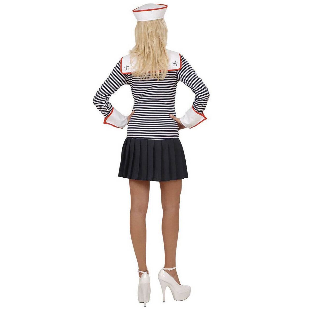 Op deze afbeelding zie je een Kostuums, van het merk Widmann. Sexy Matroos, Meisje Land In Zicht Kostuum Vrouw