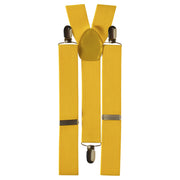 Op deze afbeelding zie je een Accessoires, van het merk Widmann. Klassieke Bretels, Geel