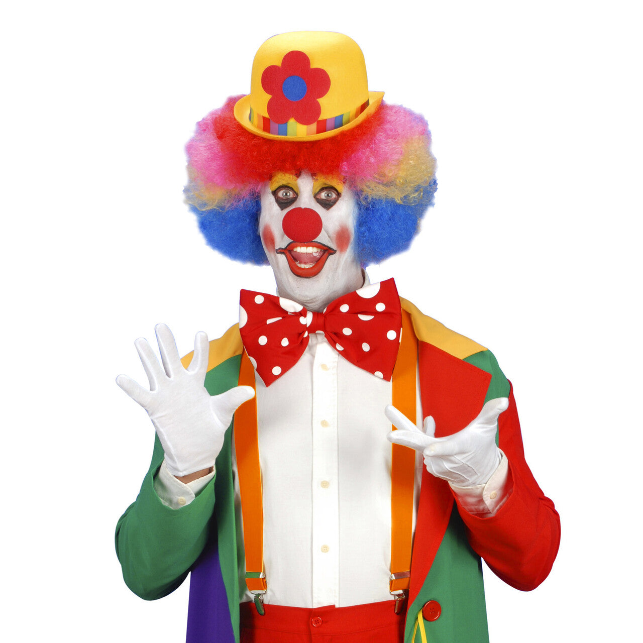 Op deze afbeelding zie je een Accessoires, van het merk Widmann. Klassieke Bretels, Neon Oranje