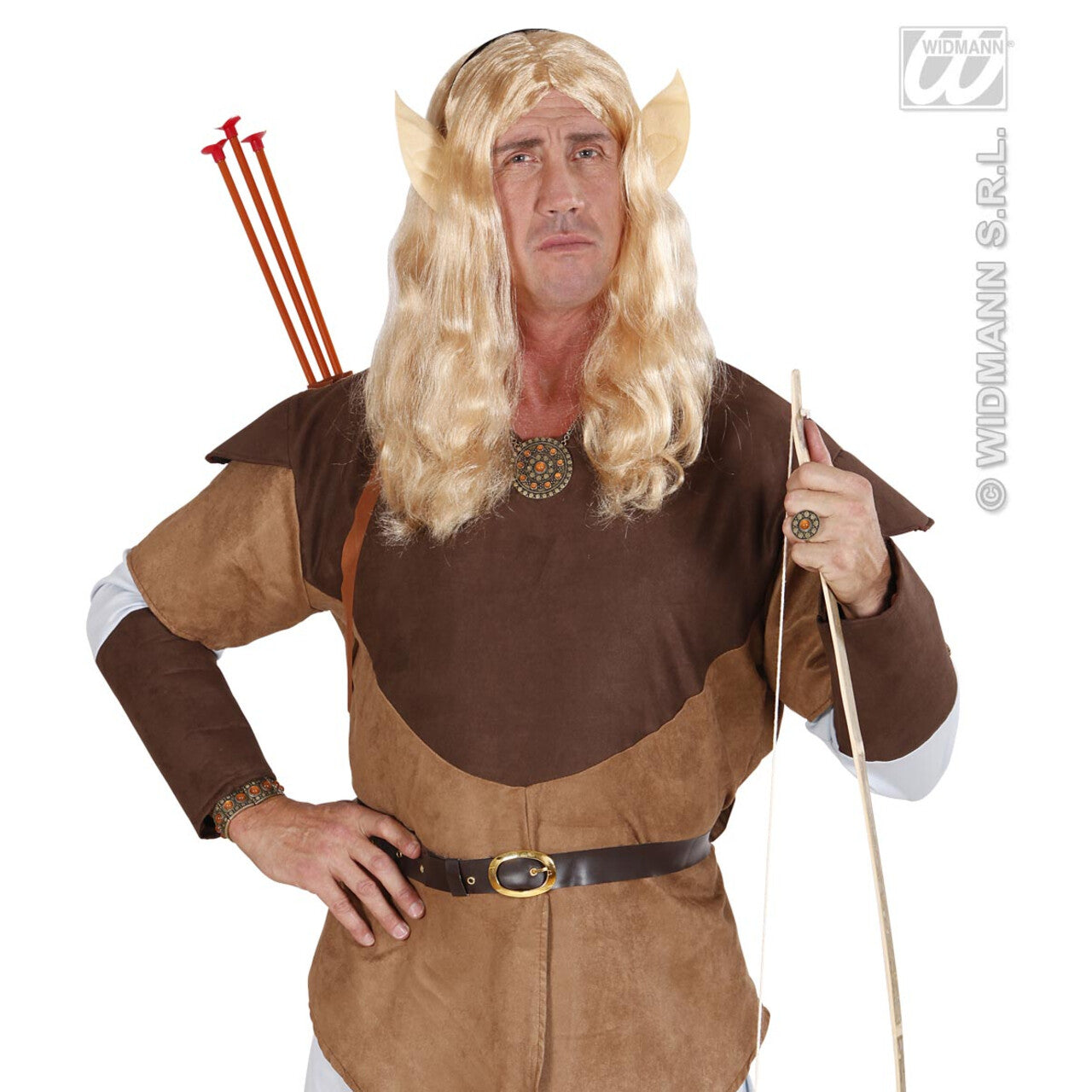Op deze afbeelding zie je een Accessoires, van het merk Widmann. Hoofdband Met Puntoren, Huidskleur