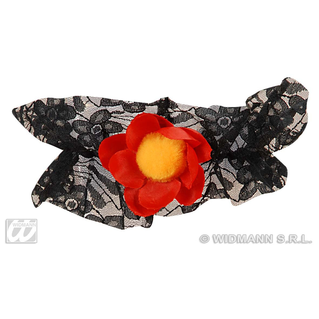 Op deze afbeelding zie je een Accessoires, van het merk Widmann. Bloemen Kousenband