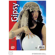 Op deze afbeelding zie je een Accessoires, van het merk Widmann. Pailletten Hoofddecoratie Zigeunerin
