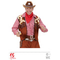 Navajo Hunter Luxe Dubbel Holster Cowboy, Bruin