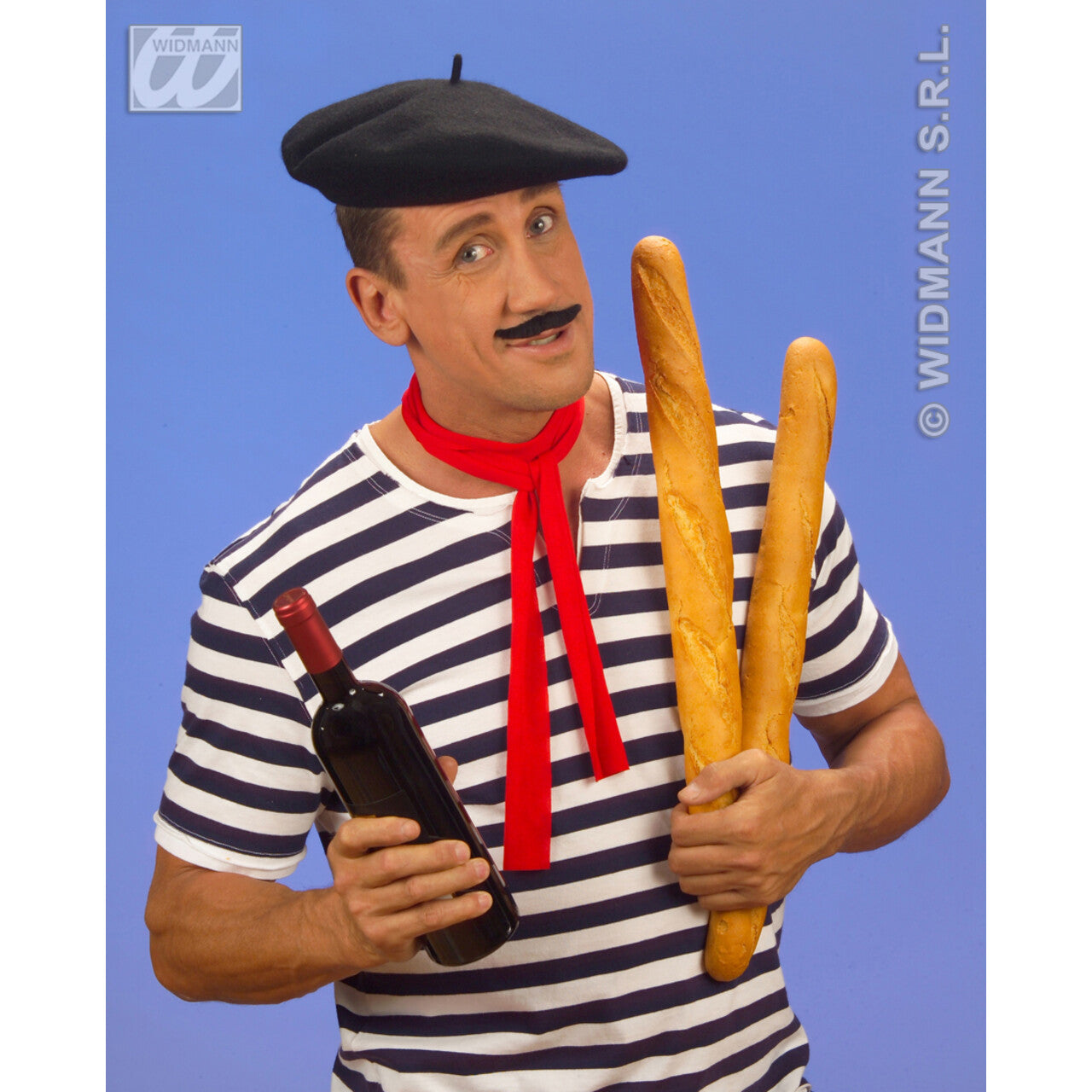 Op deze afbeelding zie je een Accessoires, van het merk Widmann. Zwarte Baret