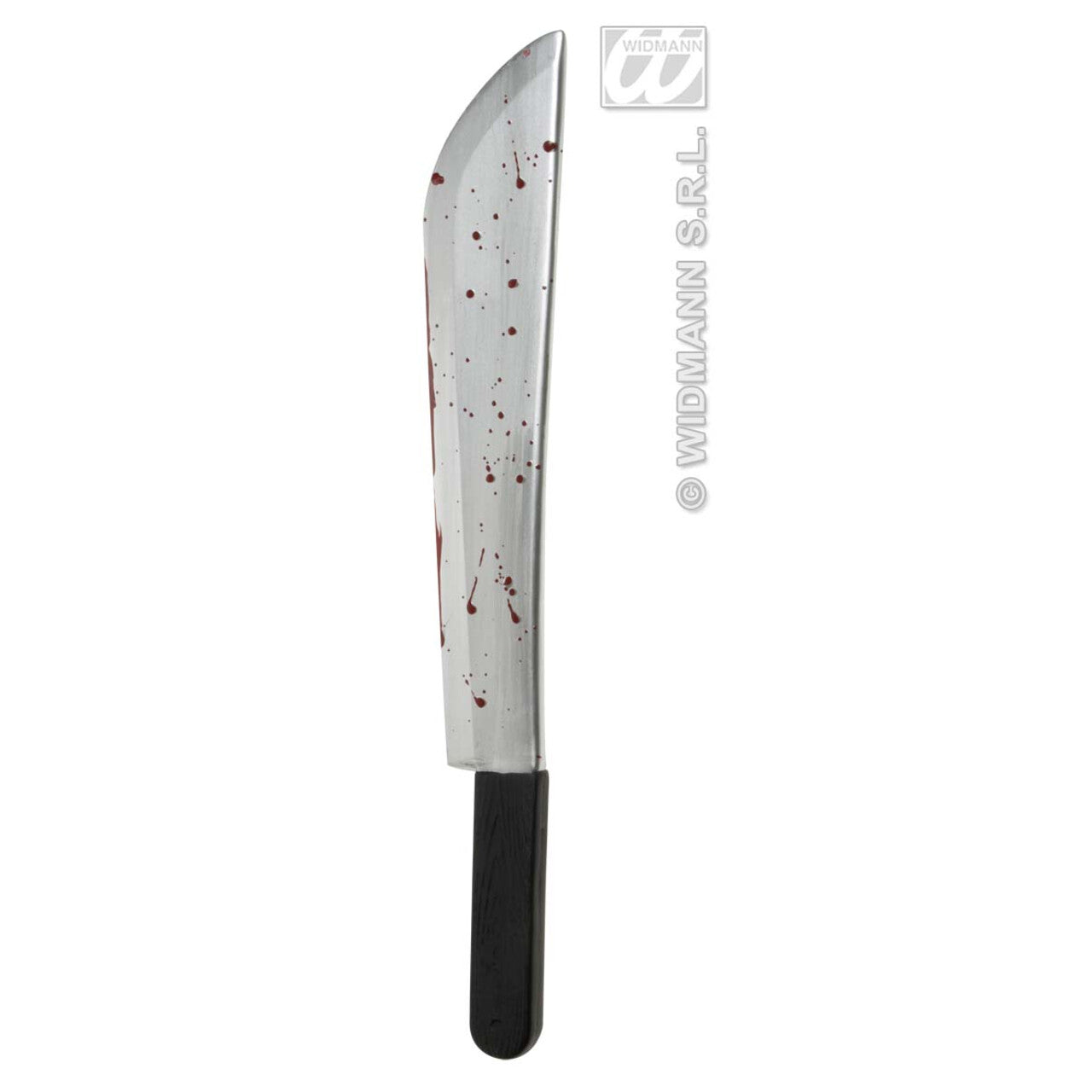 Op deze afbeelding zie je een Accessoires, van het merk Widmann. Machete Mes Met Bloed 54 Centimeter
