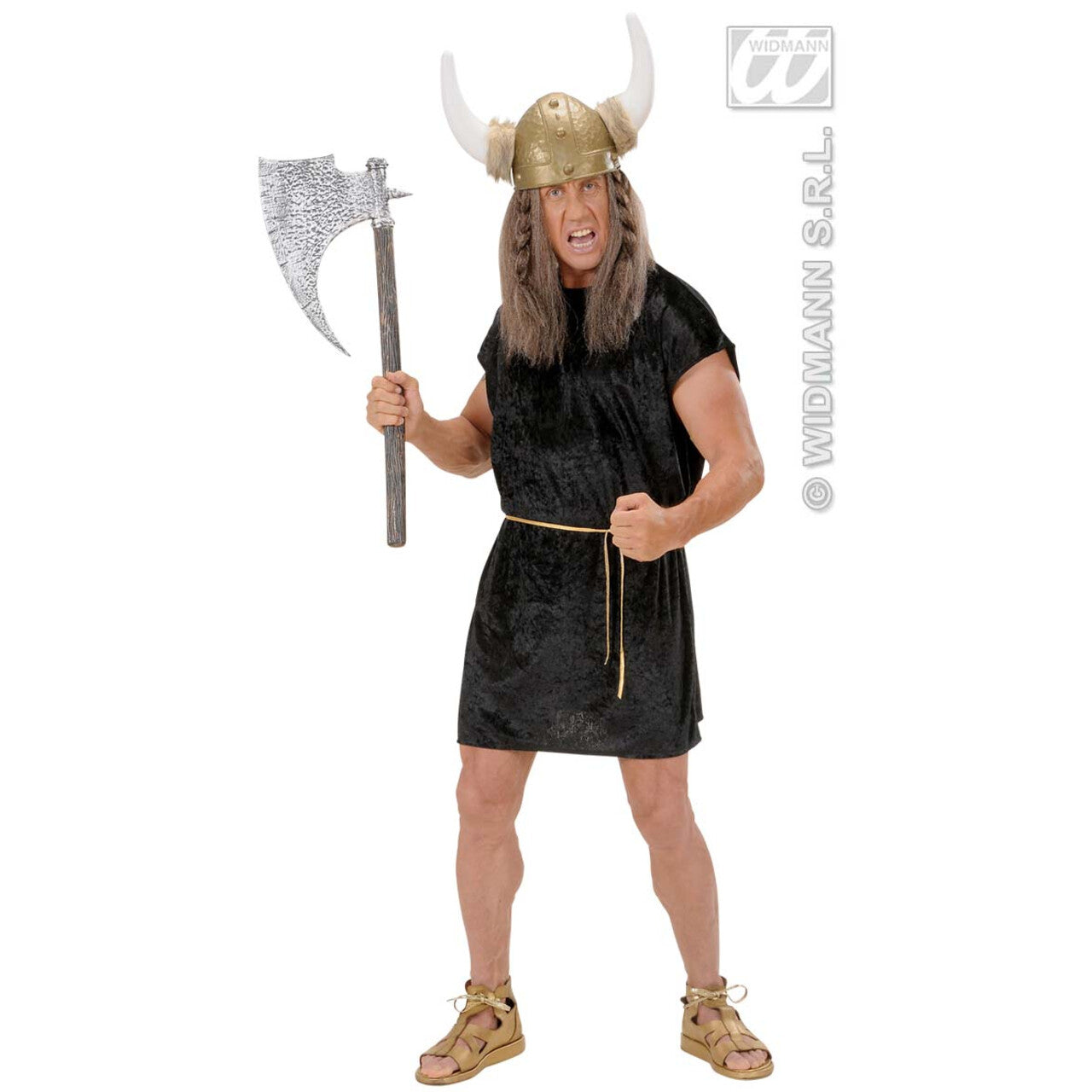 Op deze afbeelding zie je een Accessoires, van het merk Widmann. Archaische Bijl 73cm